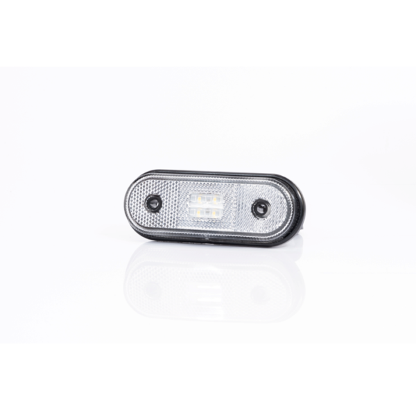 Lampa obrysowa biała FT-020 B LED QS075 do przyczepy LORRIES